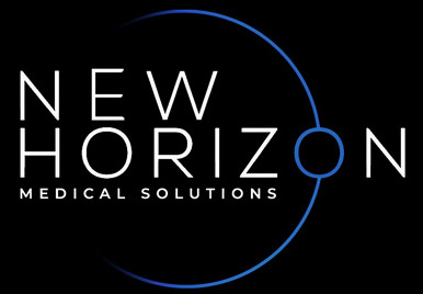 New Horizon Medical logo on black background